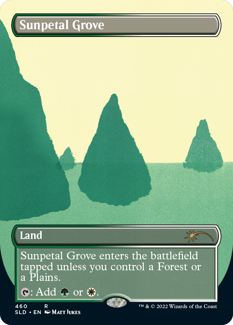 Sunpetal Grove (Borderless) [Secret Lair Drop Series] | Clutch Gaming