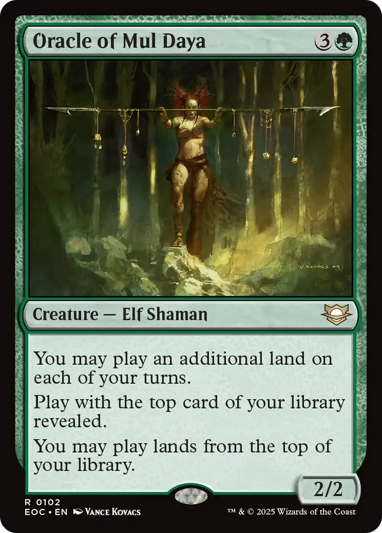 Oracle of Mul Daya [Edge of Eternities Commander] | Clutch Gaming