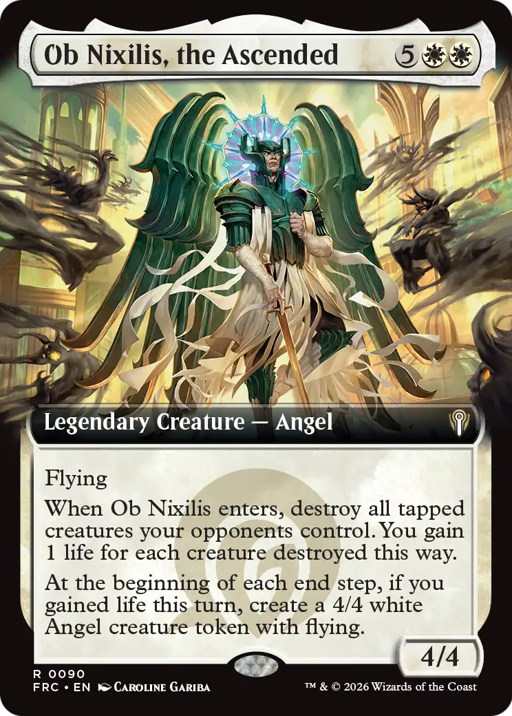Ob Nixilis, the Ascended (Extended Art) [Reality Fracture Commander] | Clutch Gaming