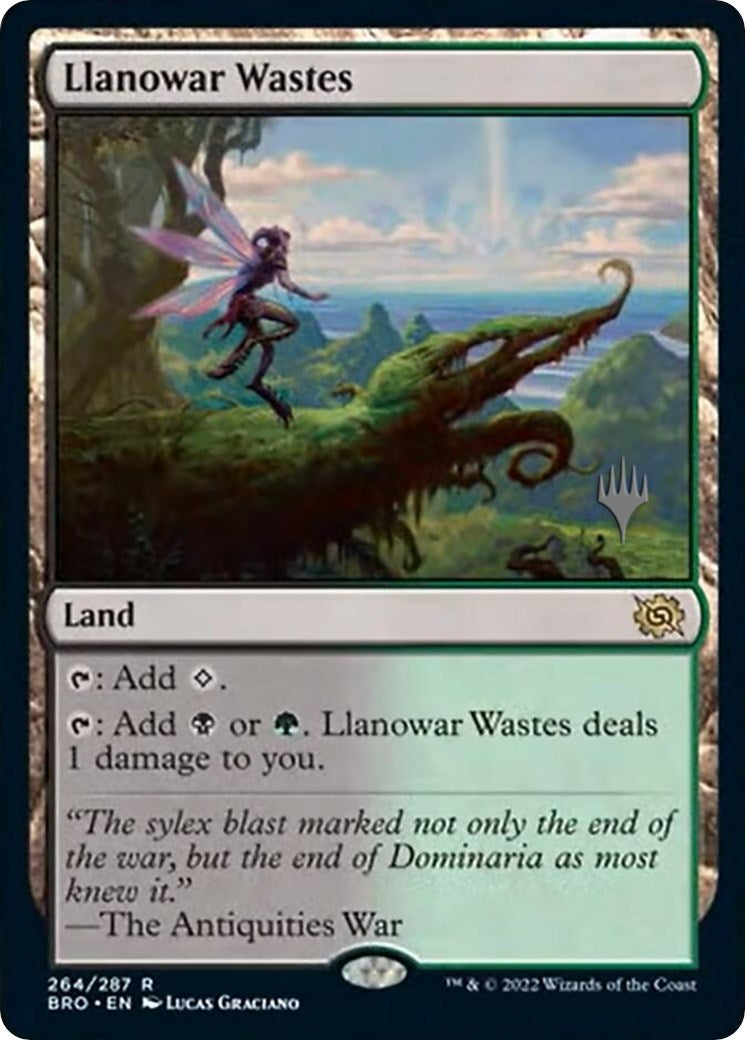 Llanowar Wastes (Promo Pack) [The Brothers' War Promos] | Clutch Gaming