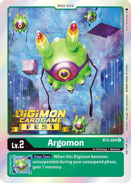 Argomon [BT2-004] (Digimon Card Game Fest 2022) [Release Special Booster Promos] | Clutch Gaming