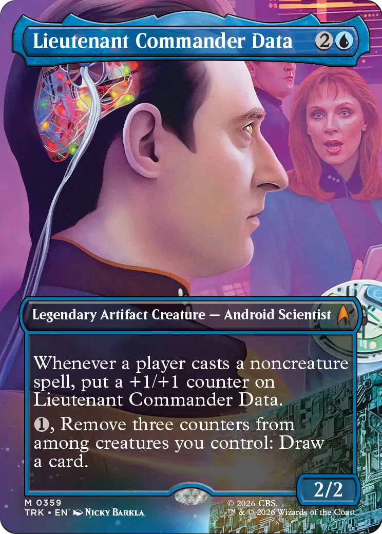 Lieutenant Commander Data (Borderless) [Star Trek] | Clutch Gaming