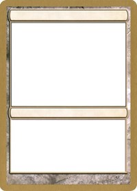 2004 World Championship Blank Card [World Championship Decks 2004] | Clutch Gaming