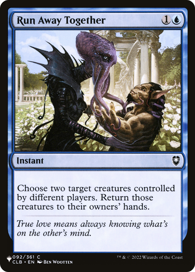 Run Away Together [The List Reprints] | Clutch Gaming