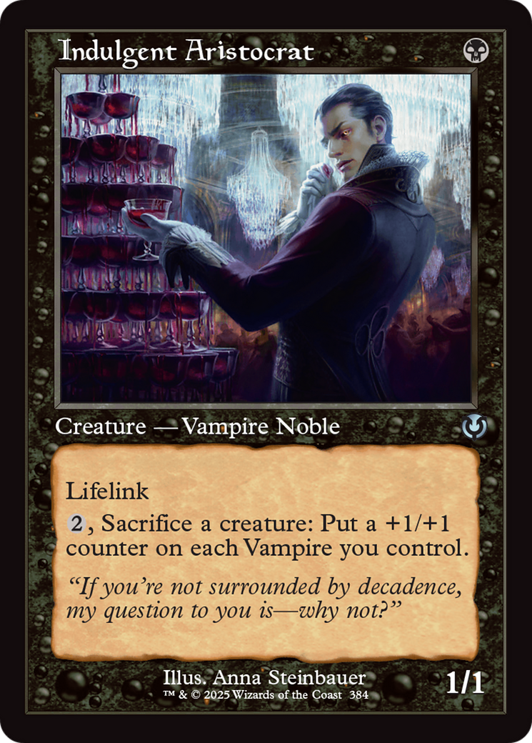 Indulgent Aristocrat (Retro Frame) [Innistrad Remastered] | Clutch Gaming