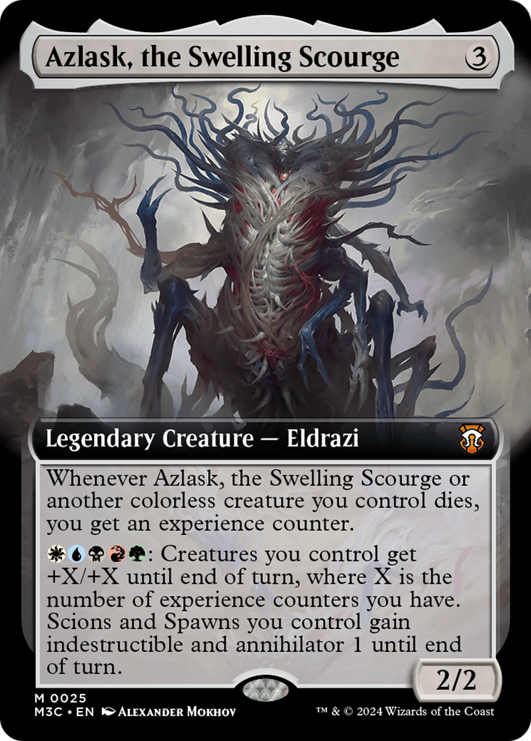 Azlask, the Swelling Scourge (Extended Art) [Modern Horizons 3 Commander] | Clutch Gaming