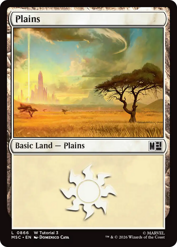 Plains (0866) [Marvel Super Heroes Commander] | Clutch Gaming