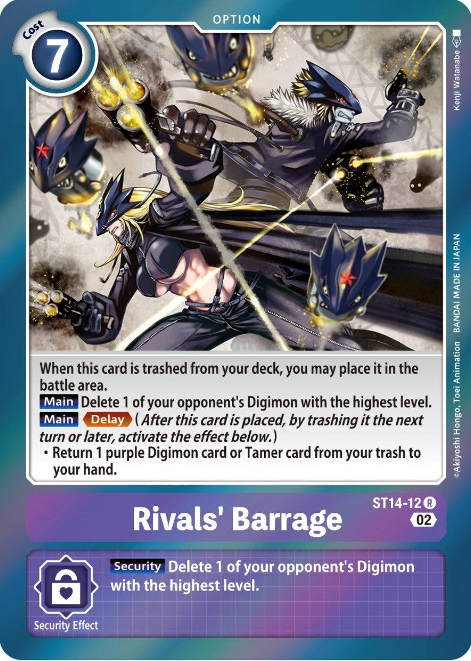 Rival's Barrage [ST14-12] [Starter Deck: Beelzemon Advanced Deck Set] | Clutch Gaming