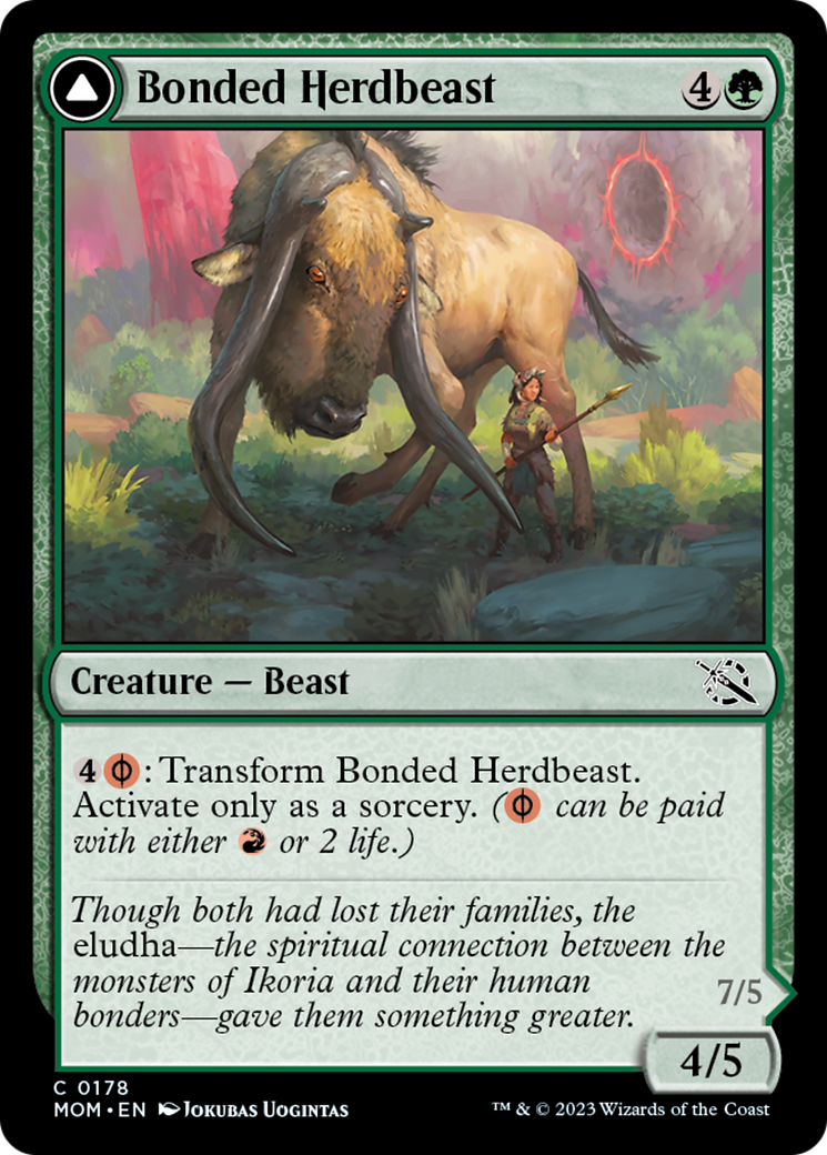 Bonded Herdbeast // Plated Kilnbeast [March of the Machine] | Clutch Gaming