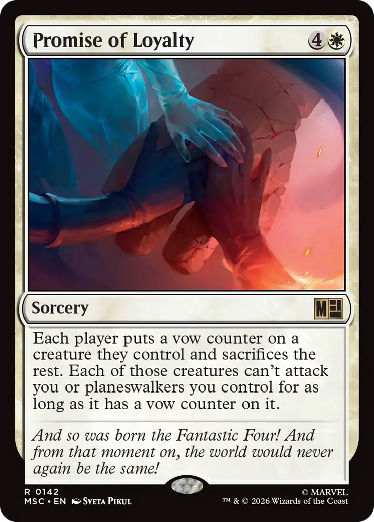 Promise of Loyalty [Marvel Super Heroes Commander] | Clutch Gaming