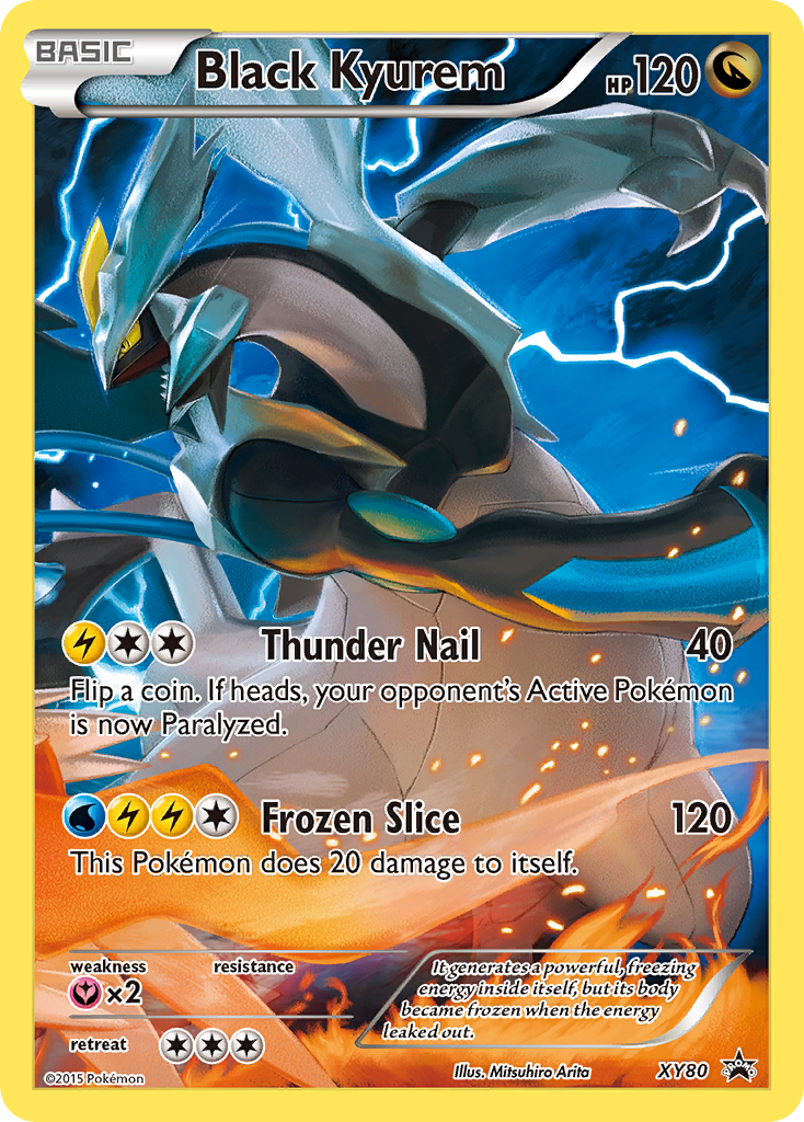 Black Kyurem (XY80) (Full Art Promo) [XY: Black Star Promos] | Clutch Gaming