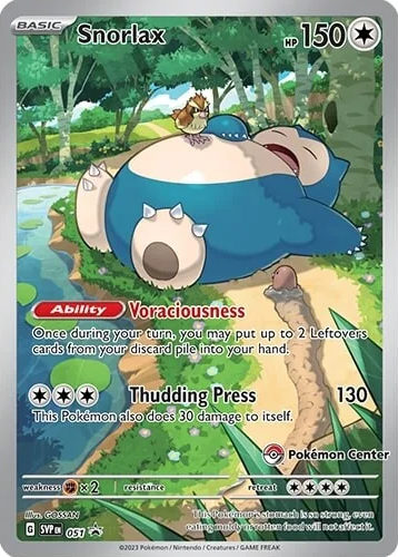 Snorlax (051) (Pokemon Center) [Scarlet & Violet: Black Star Promos] | Clutch Gaming