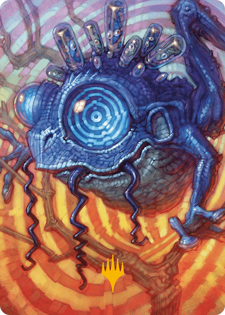 Psychic Frog Art Card (Gold-Stamped Planeswalker Symbol) [Modern Horizons 3 Art Series] | Clutch Gaming
