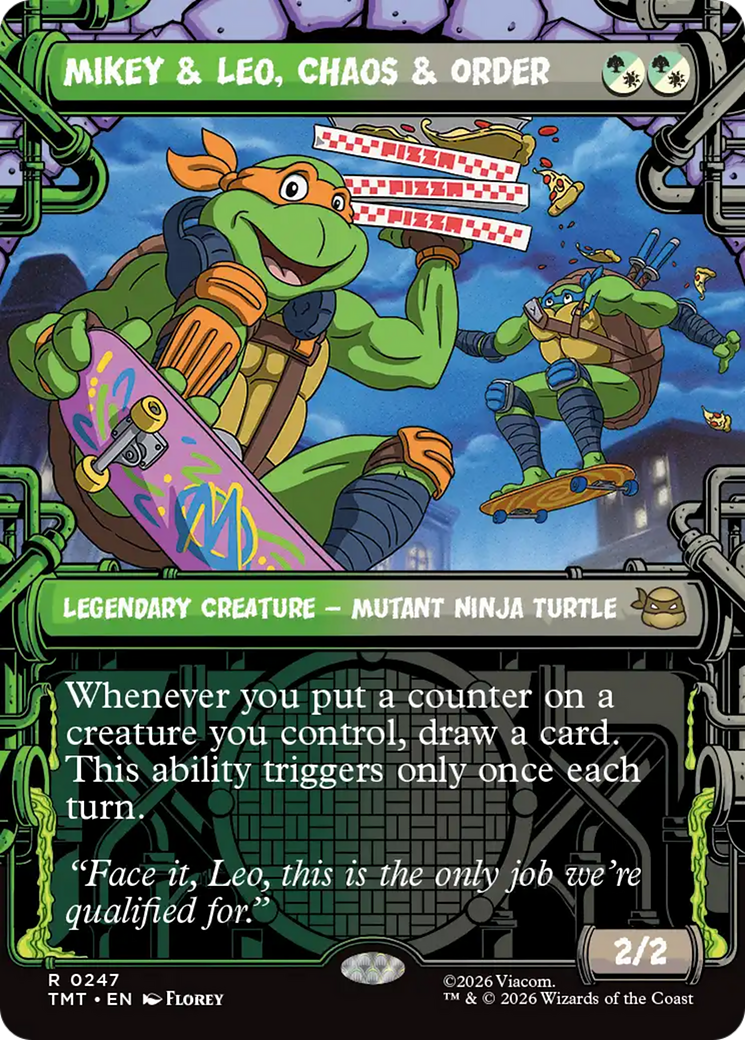 Mikey & Leo, Chaos & Order (Showcase) [Teenage Mutant Ninja Turtles] | Clutch Gaming