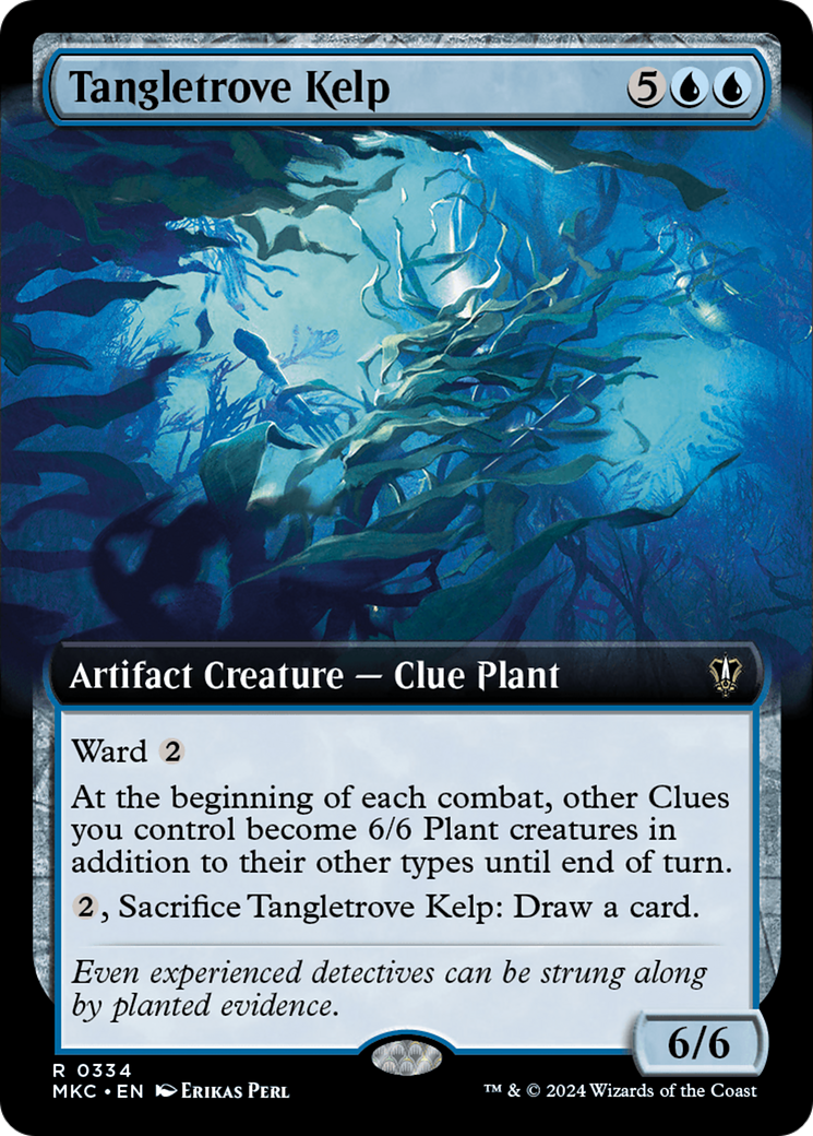 Tangletrove Kelp (Extended Art) [Murders at Karlov Manor Commander] | Clutch Gaming