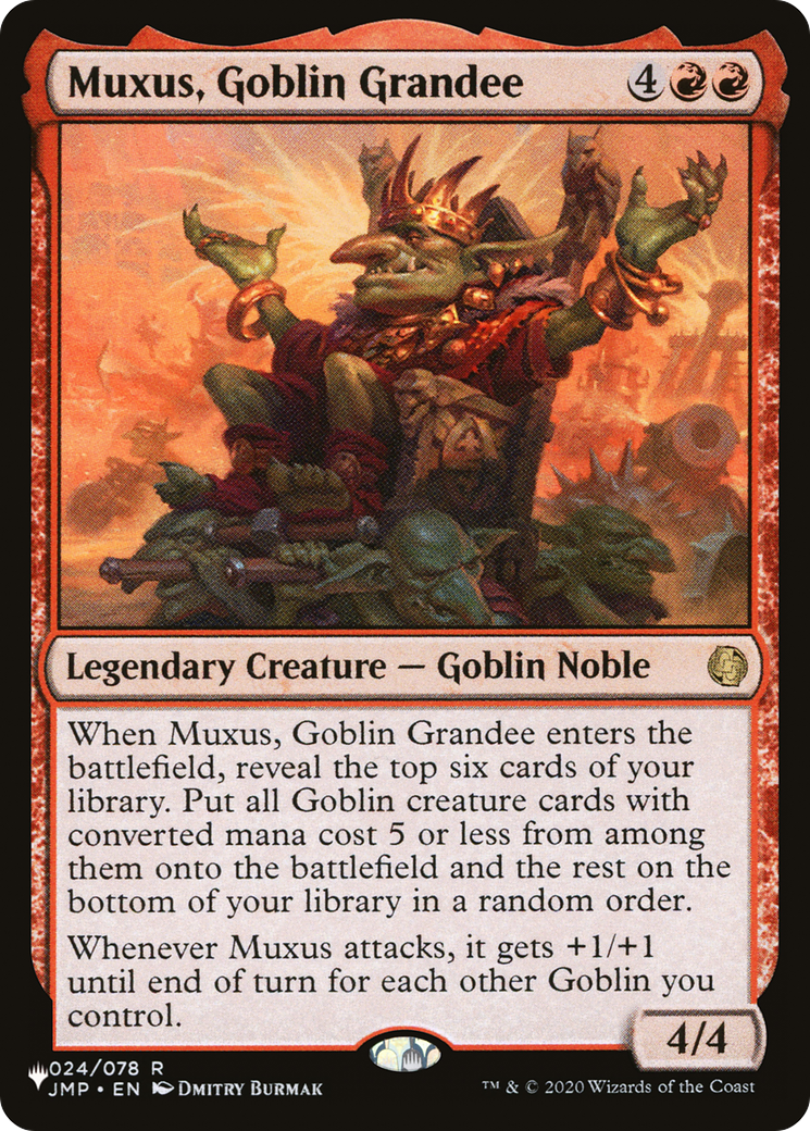 Muxus, Goblin Grandee [The List Reprints] | Clutch Gaming