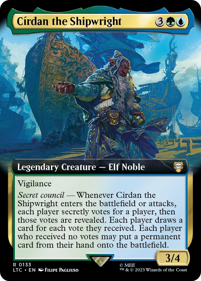 Cirdan the Shipwright (Extended Art) [The Lord of the Rings: Tales of Middle-Earth Commander] | Clutch Gaming