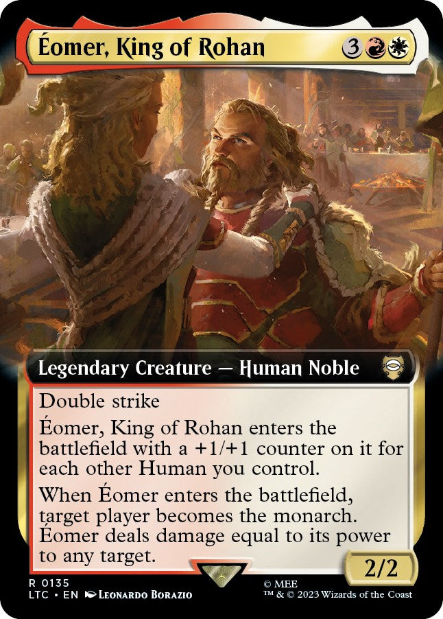 Eomer, King of Rohan (Extended Art) [The Lord of the Rings: Tales of Middle-Earth Commander] | Clutch Gaming