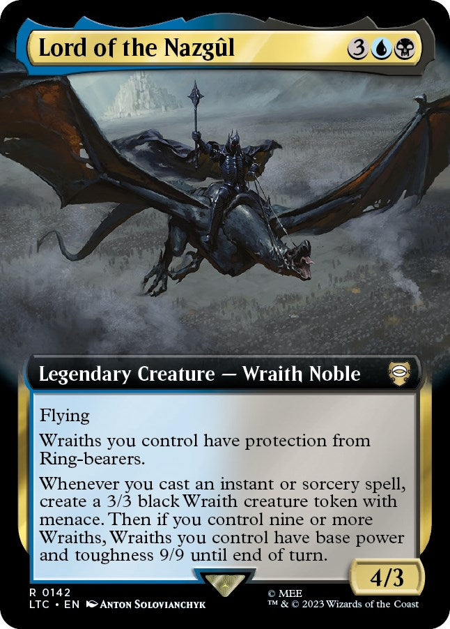 Lord of the Nazgul (Extended Art) [The Lord of the Rings: Tales of Middle-Earth Commander] | Clutch Gaming