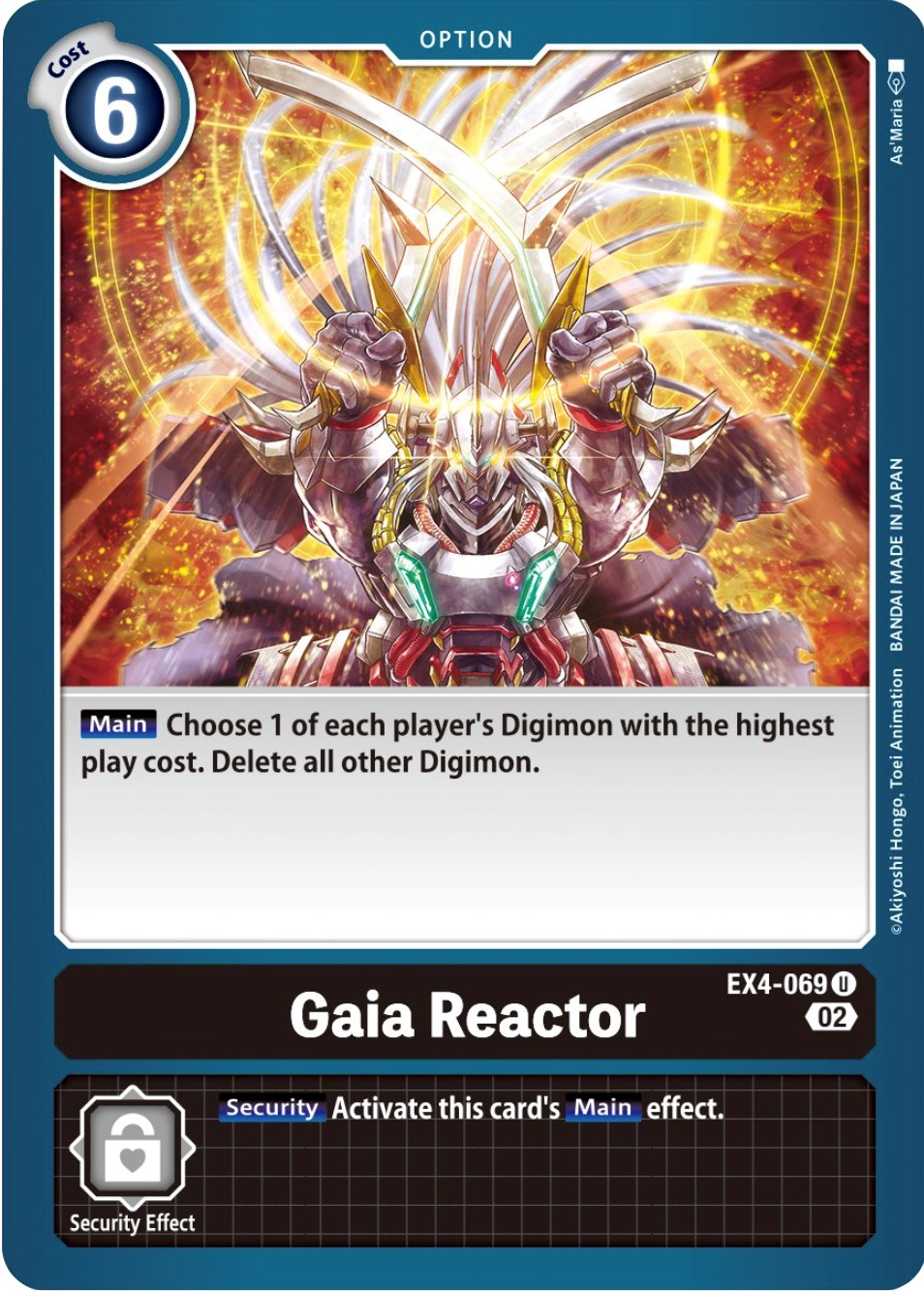 Gaia Reactor [EX4-069] [Alternative Being Booster] | Clutch Gaming