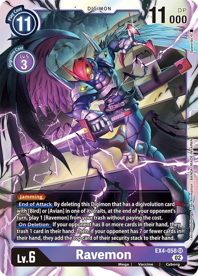 Ravemon [EX4-058] [Alternative Being Booster] | Clutch Gaming