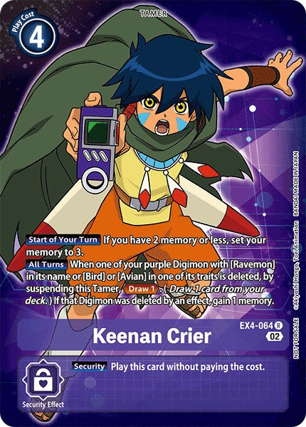 Keenan Crier [EX4-064] (Alternate Art) [Alternative Being Booster] | Clutch Gaming