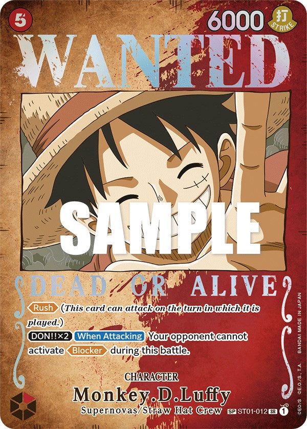 Monkey.D.Luffy (Wanted Poster) [Pillars of Strength] | Clutch Gaming