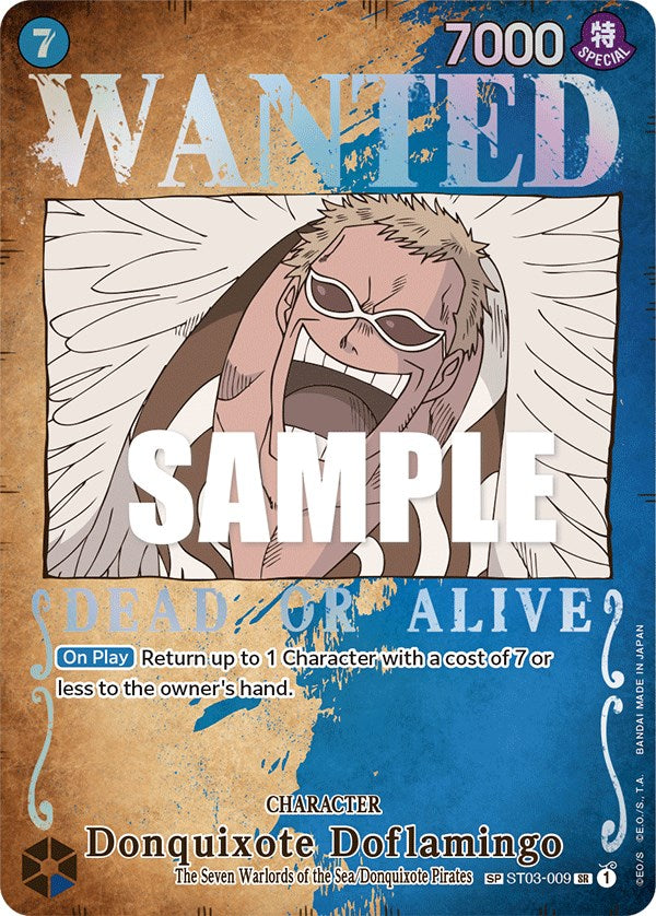 Donquixote Doflamingo (Wanted Poster) [Pillars of Strength] | Clutch Gaming