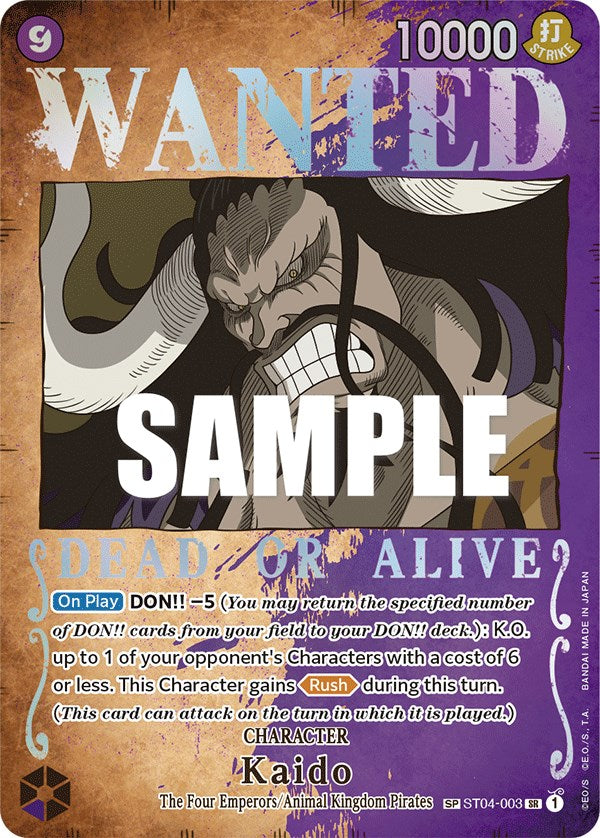 Kaido (Wanted Poster) [Pillars of Strength] | Clutch Gaming