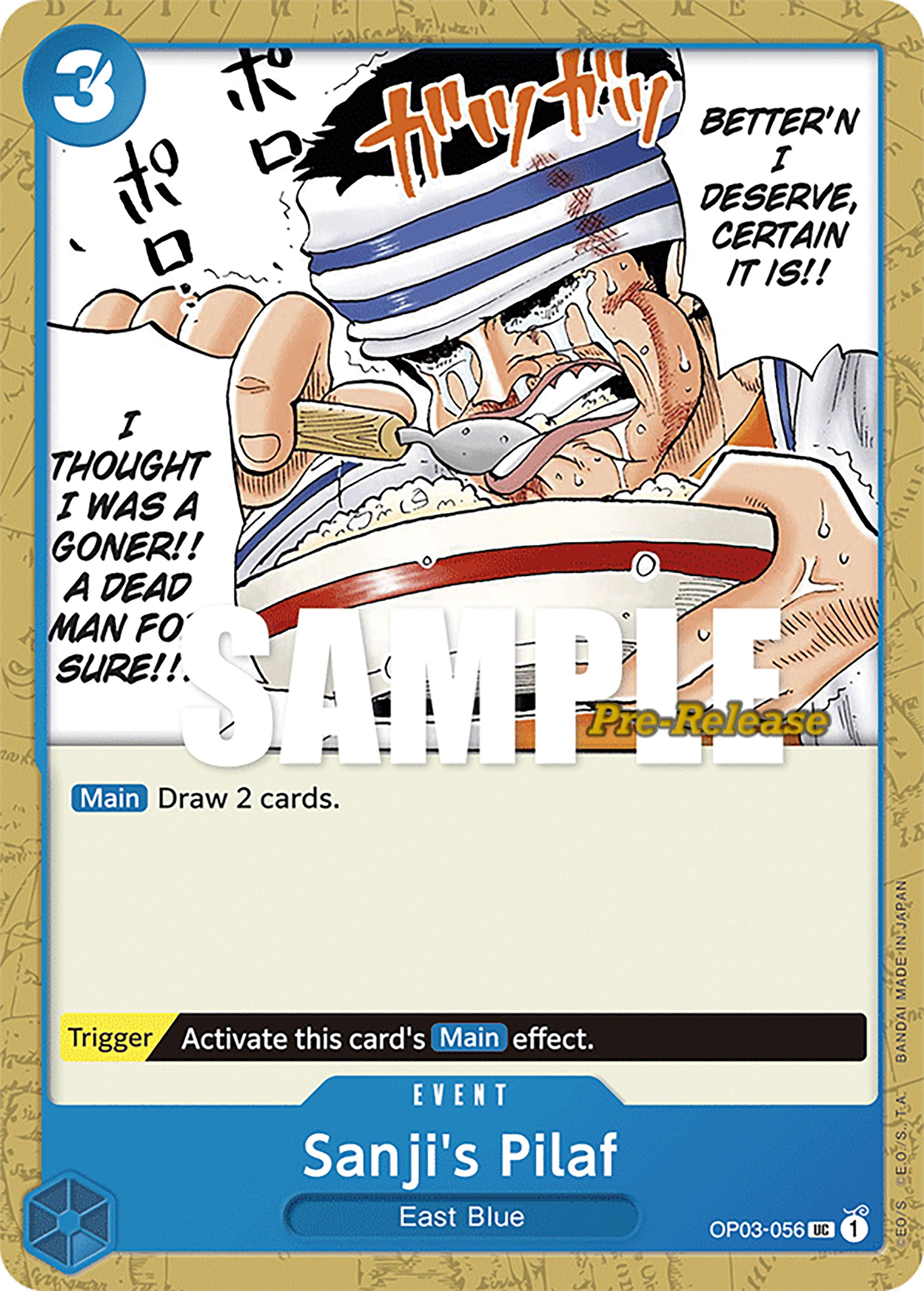 Sanji's Pilaf [Pillars of Strength Pre-Release Cards] | Clutch Gaming