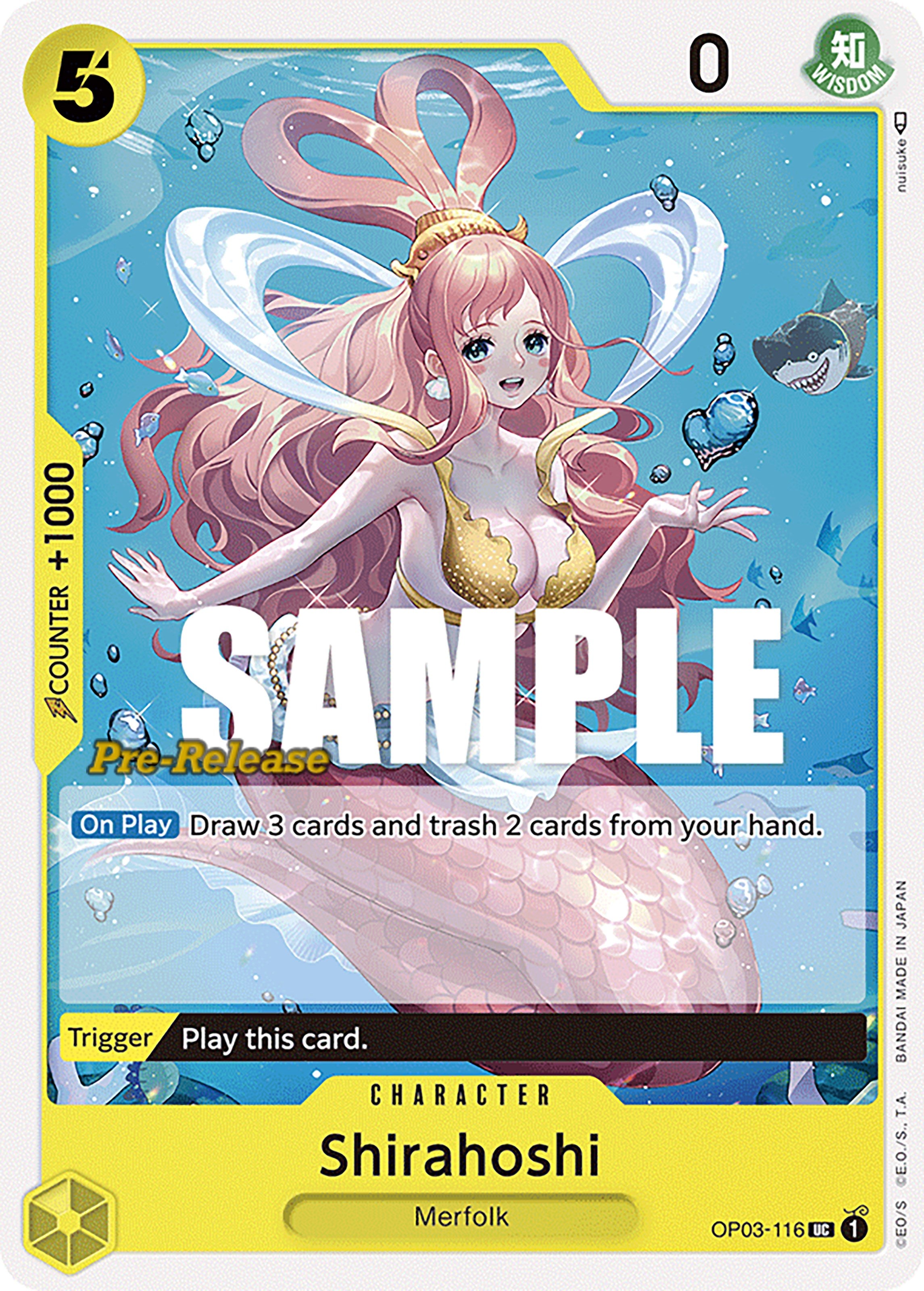 Shirahoshi [Pillars of Strength Pre-Release Cards] | Clutch Gaming