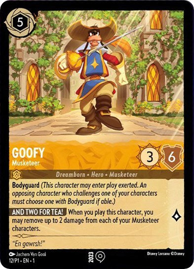 Goofy - Musketeer (12/P1) [Promo Cards] | Clutch Gaming