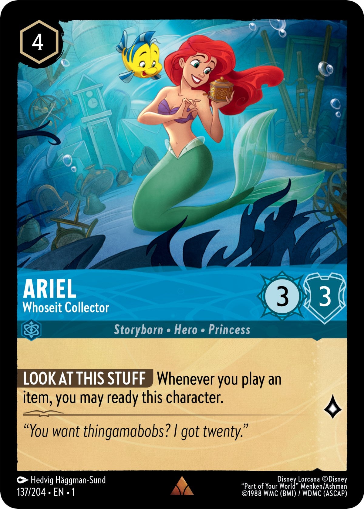 Ariel - Whoseit Collector (137/204) [The First Chapter] | Clutch Gaming