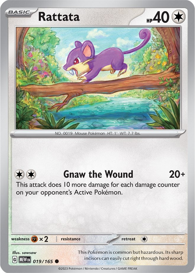 Rattata (019/165) [Scarlet & Violet: 151] | Clutch Gaming