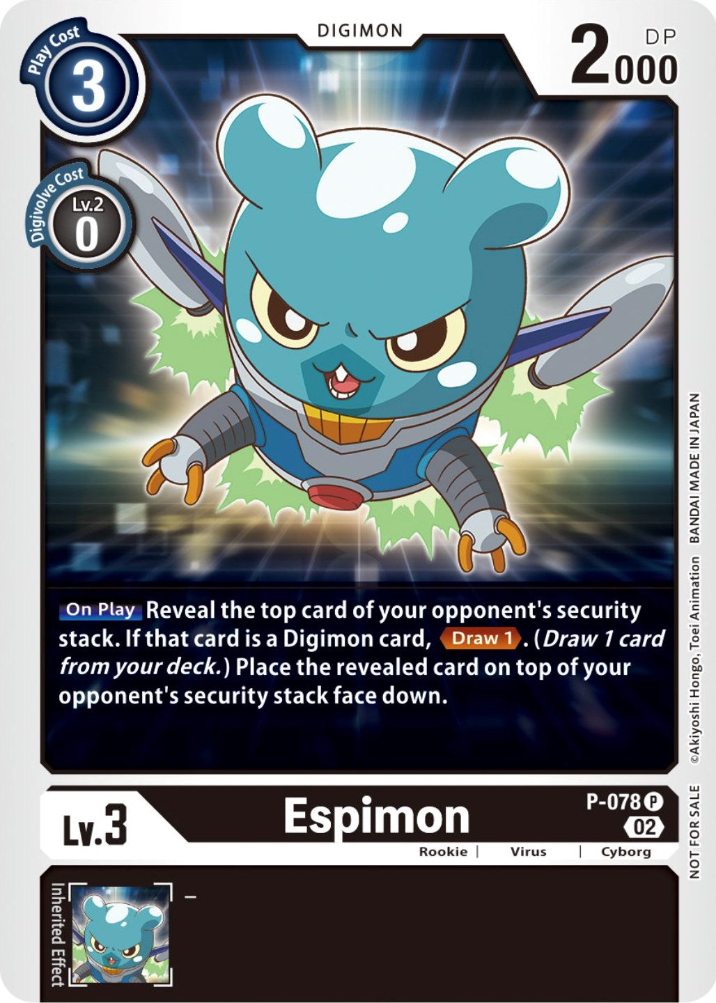 Espimon [P-078] (Versus Royal Knight Booster Pre-Release Pack) [Promotional Cards] | Clutch Gaming