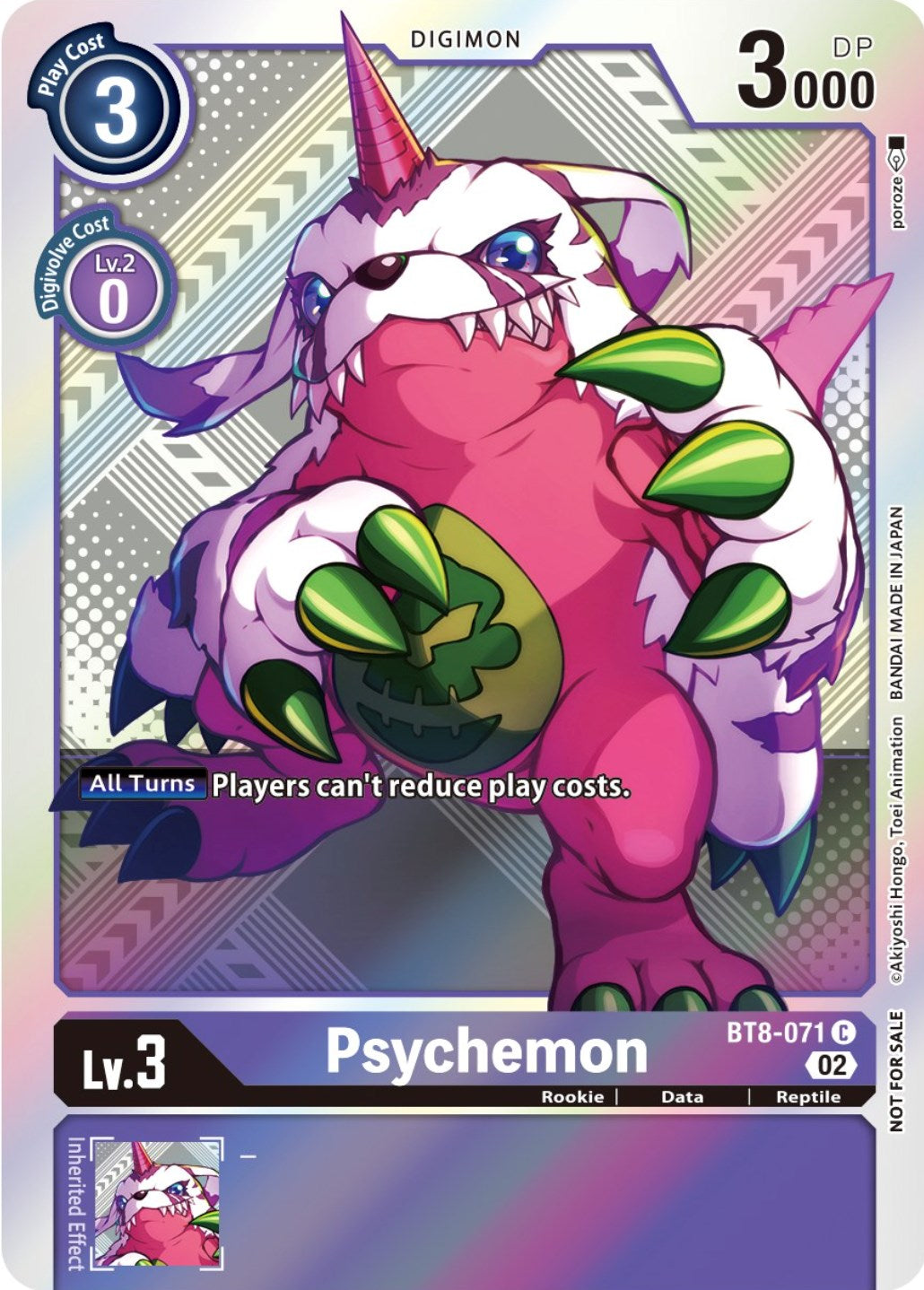 Psychemon [BT8-071] (Versus Royal Knight Booster Pre-Release Pack) [New Awakening Promos] | Clutch Gaming