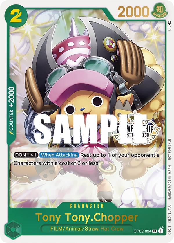 Tony Tony.Chopper (Store Championship Participation Pack) [One Piece Promotion Cards] | Clutch Gaming