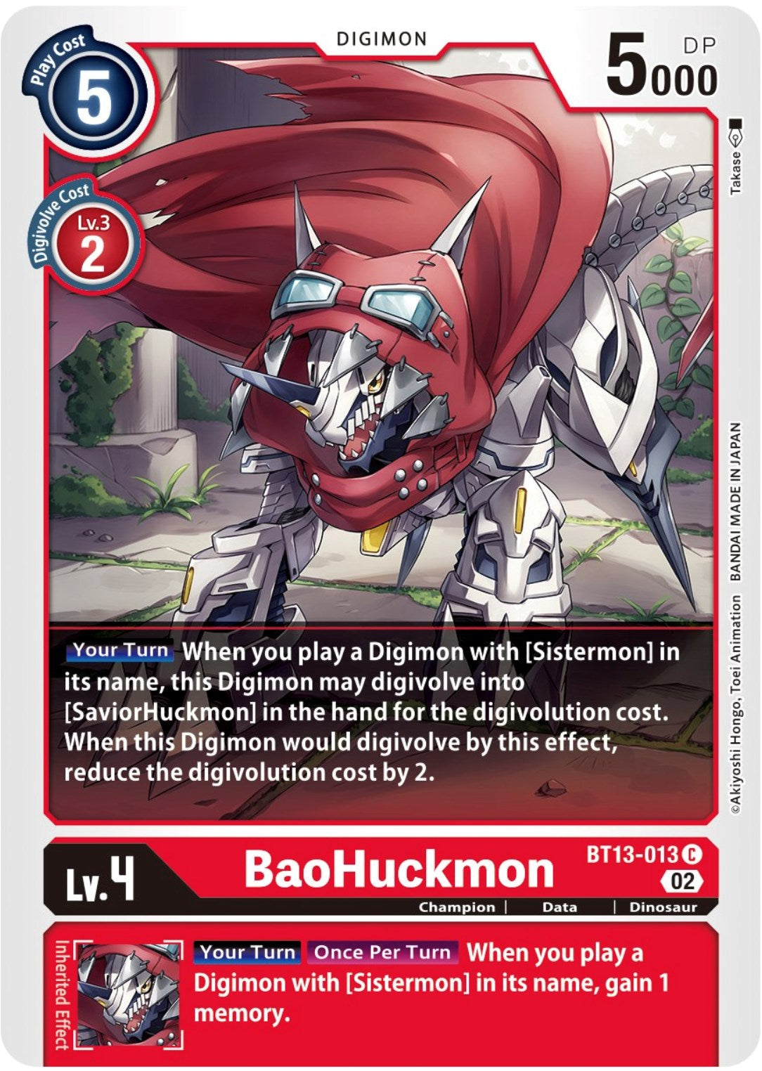 BaoHuckmon [BT13-013] [Versus Royal Knights Booster] | Clutch Gaming