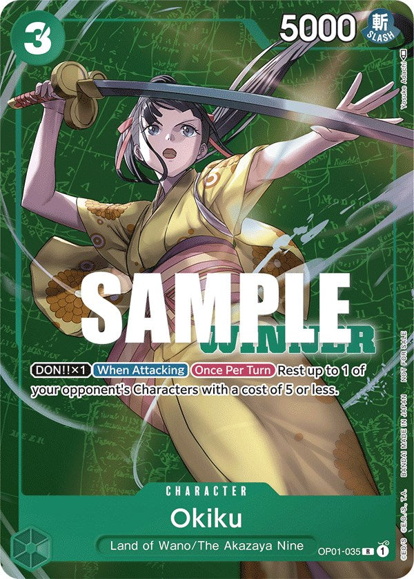 Okiku (Tournament Pack Vol. 4) [Winner] [One Piece Promotion Cards] | Clutch Gaming