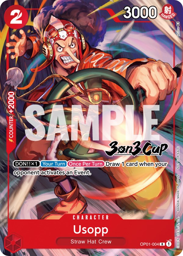 Usopp (3-on-3 Cup) [Participant] [One Piece Promotion Cards] | Clutch Gaming