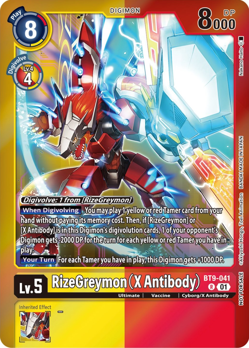 RizeGreymon (X Antibody) [BT9-041] (Event Pack 5) [X Record Promos] | Clutch Gaming