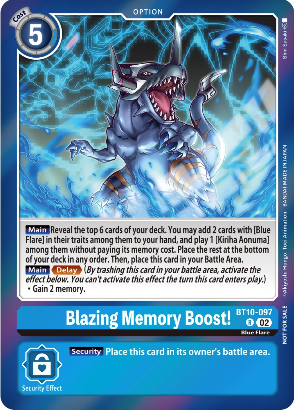 Blazing Memory Boost! [BT10-097] (Event Pack 5) [Xros Encounter Promos] | Clutch Gaming