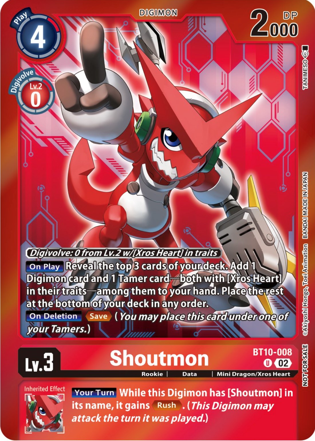 Shoutmon [BT10-008] (Event Pack 5) [Xros Encounter Promos] | Clutch Gaming