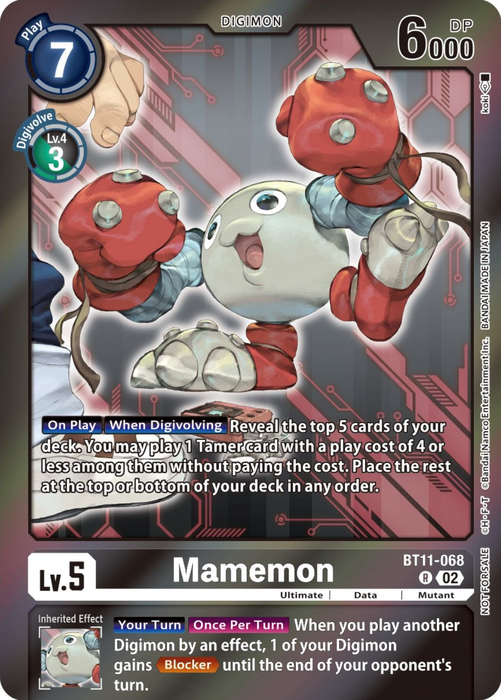 Mamemon [BT11-068] (Event Pack 5) [Dimensional Phase Promos] | Clutch Gaming