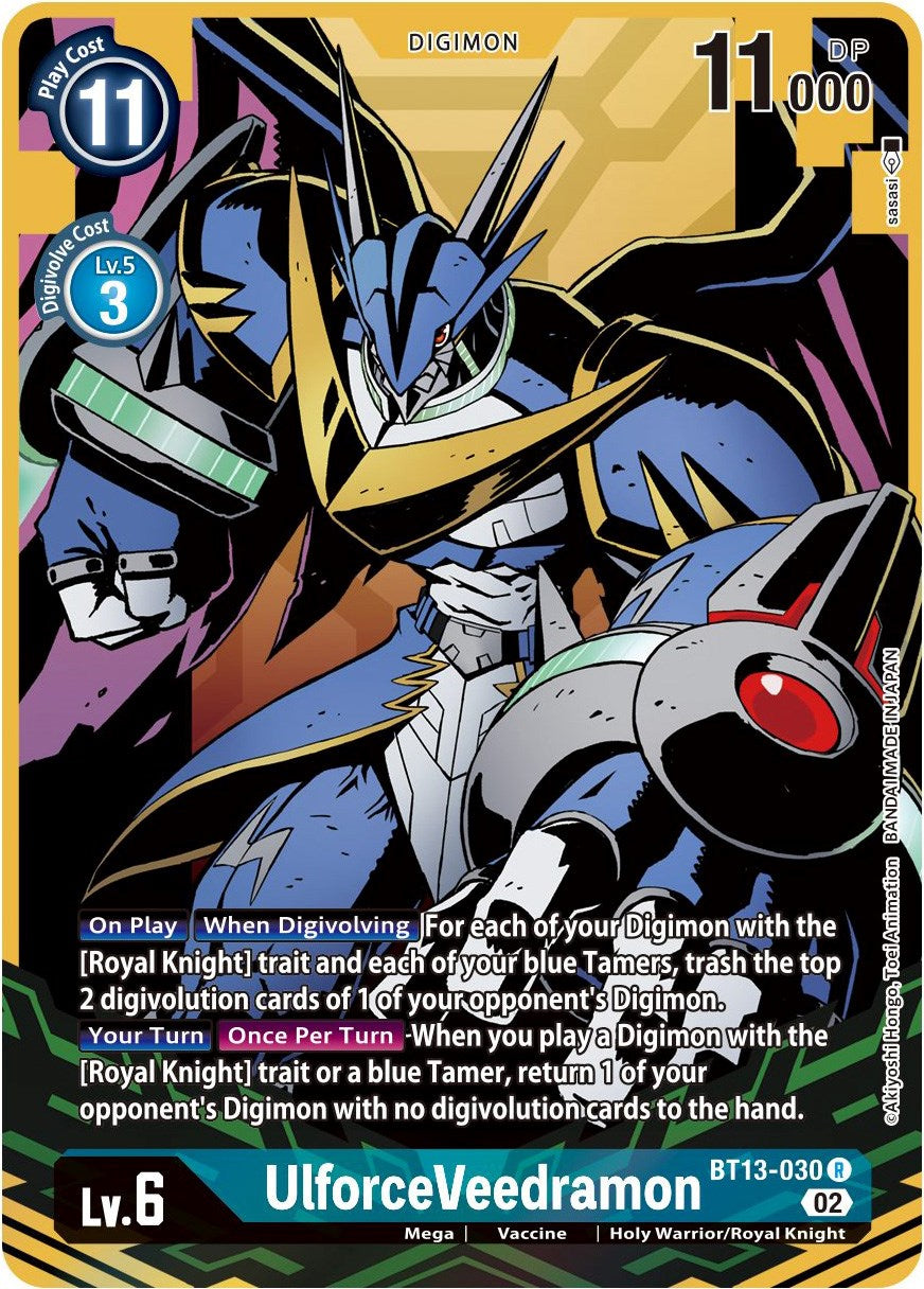 UlforceVeedramon [BT13-030] (Alternate Art) [Versus Royal Knights Booster] | Clutch Gaming