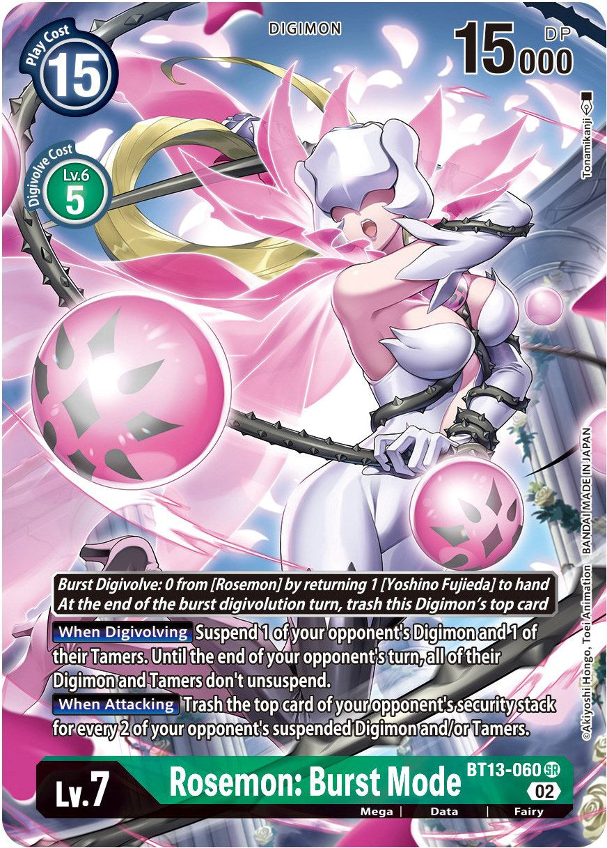 Rosemon: Burst Mode [BT13-060] (Alternate Art) [Versus Royal Knights Booster] | Clutch Gaming