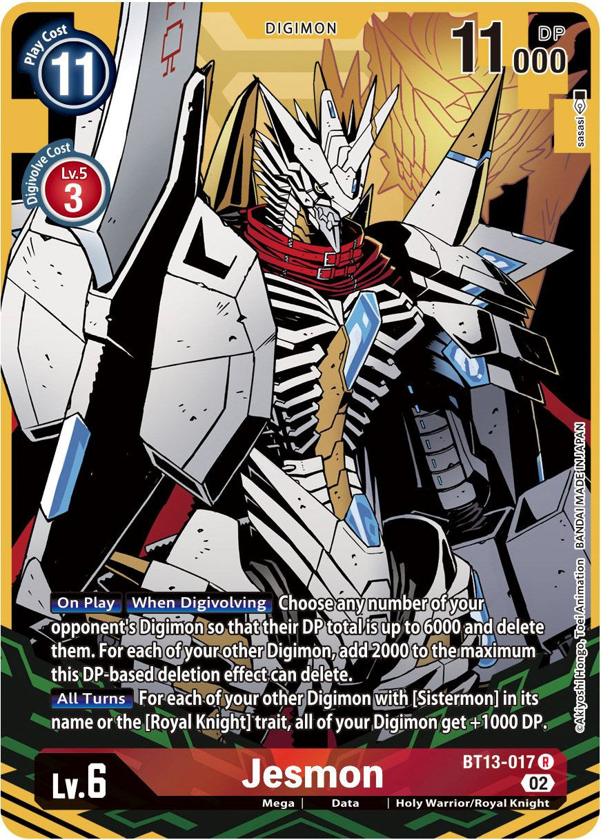 Jesmon [BT13-017] (Alternate Art) [Versus Royal Knights Booster] | Clutch Gaming