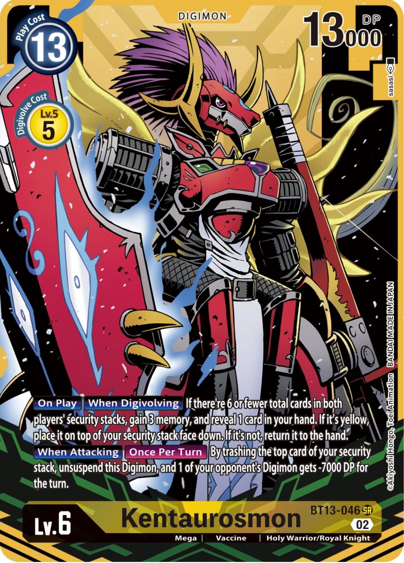 Kentaurosmon [BT13-046] (Alternate Art) [Versus Royal Knights Booster] | Clutch Gaming