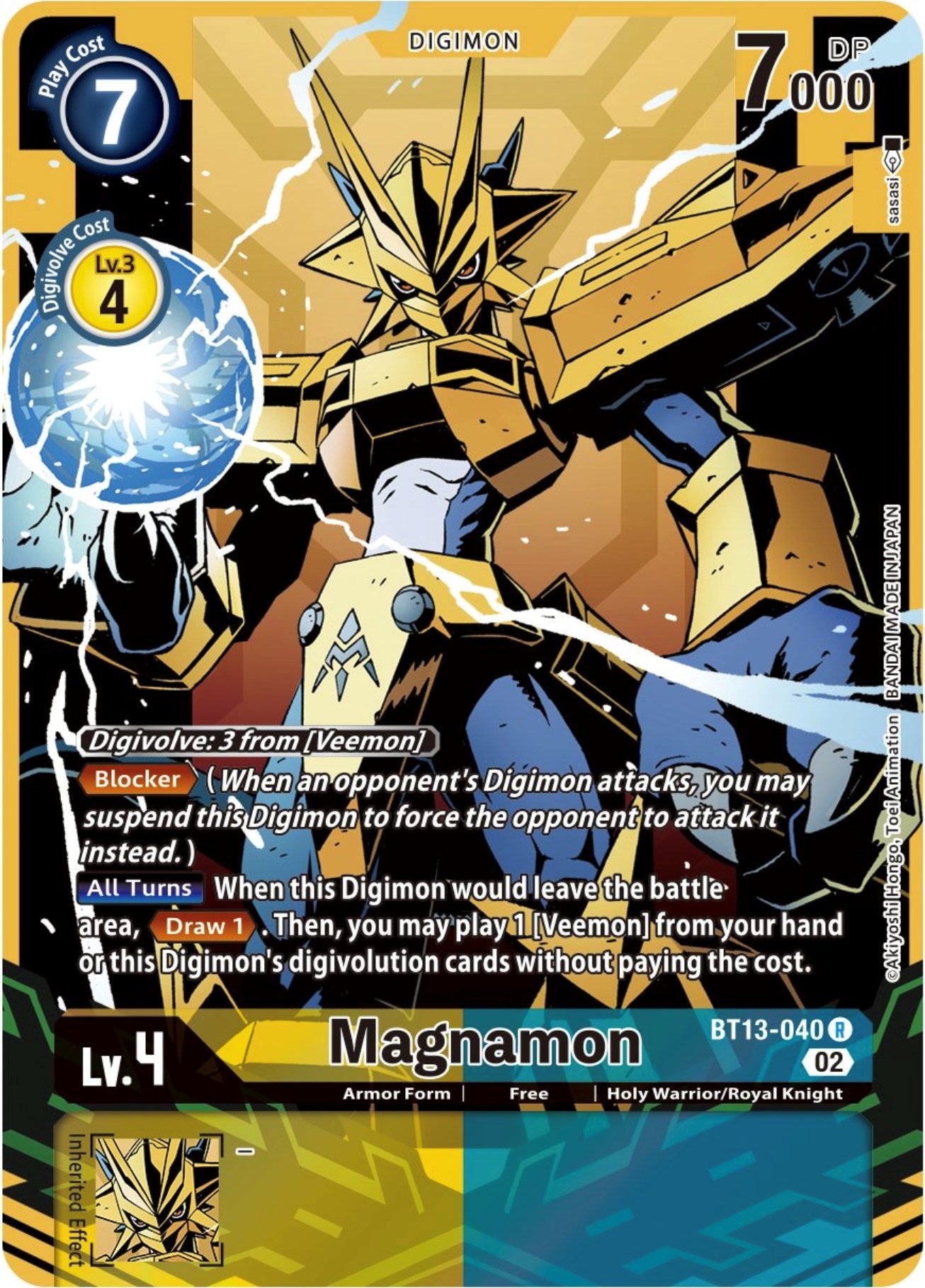 Magnamon [BT13-040] (Alternate Art) [Versus Royal Knights Booster] | Clutch Gaming