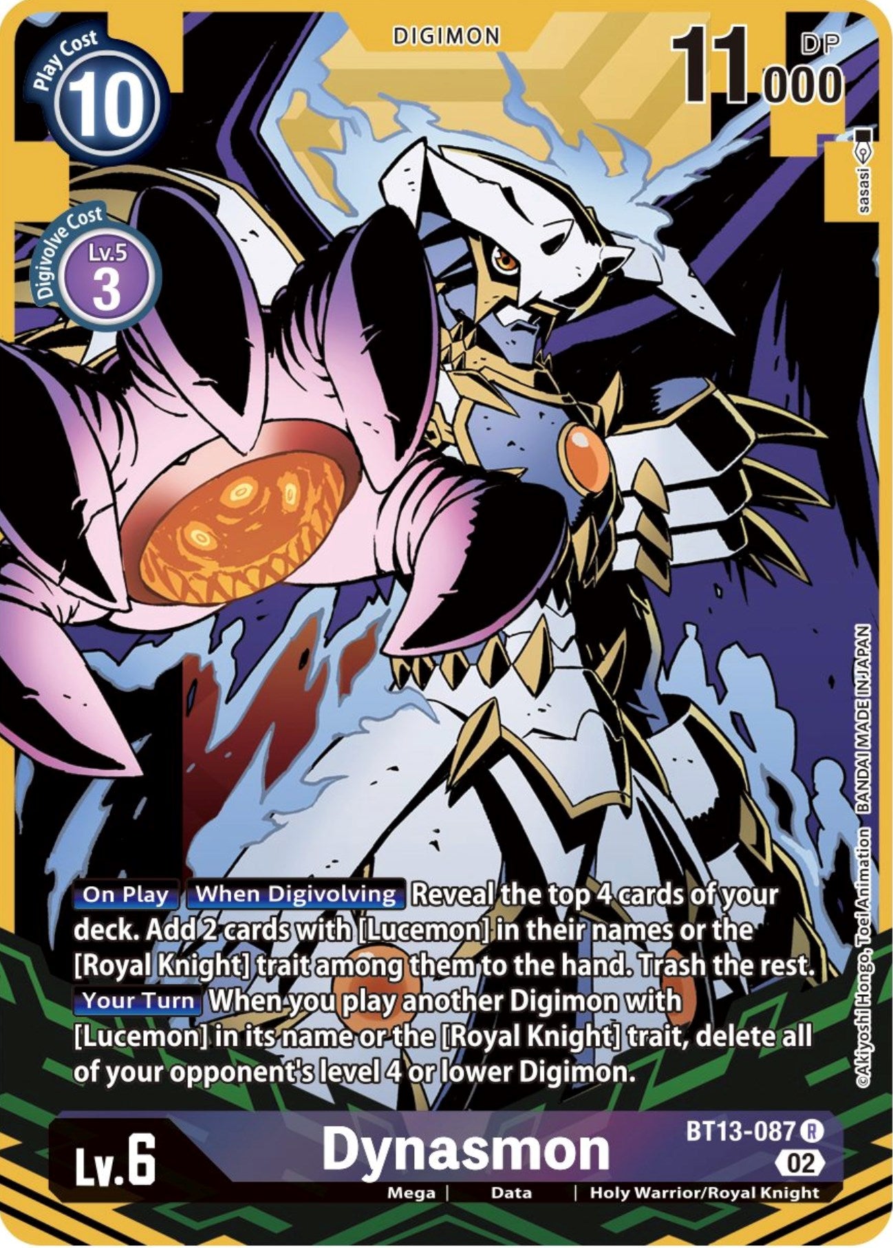 Dynasmon [BT13-087] (Alternate Art) [Versus Royal Knights Booster] | Clutch Gaming